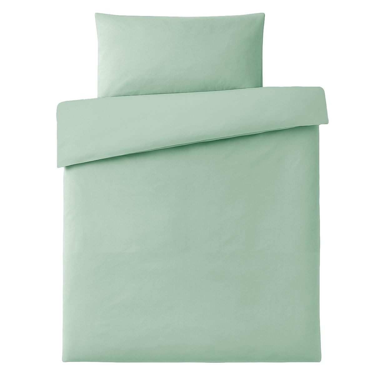 Makian Bettwäsche Uni - Icegreen, Baumwolle, günstig online kaufen