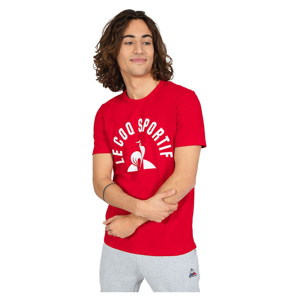 Le Coq Sportif Bat N°2 Kurzärmeliges T-shirt L Red Electro / N.Optical Whit günstig online kaufen