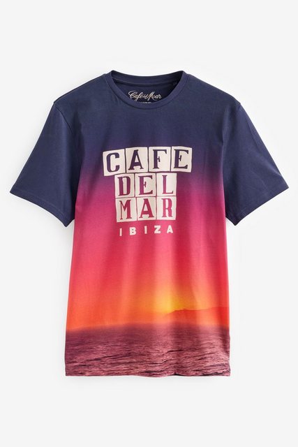 Next T-Shirt Cafe Del Mar Ibiza lizensiertes T-Shirt mit Print (1-tlg) günstig online kaufen