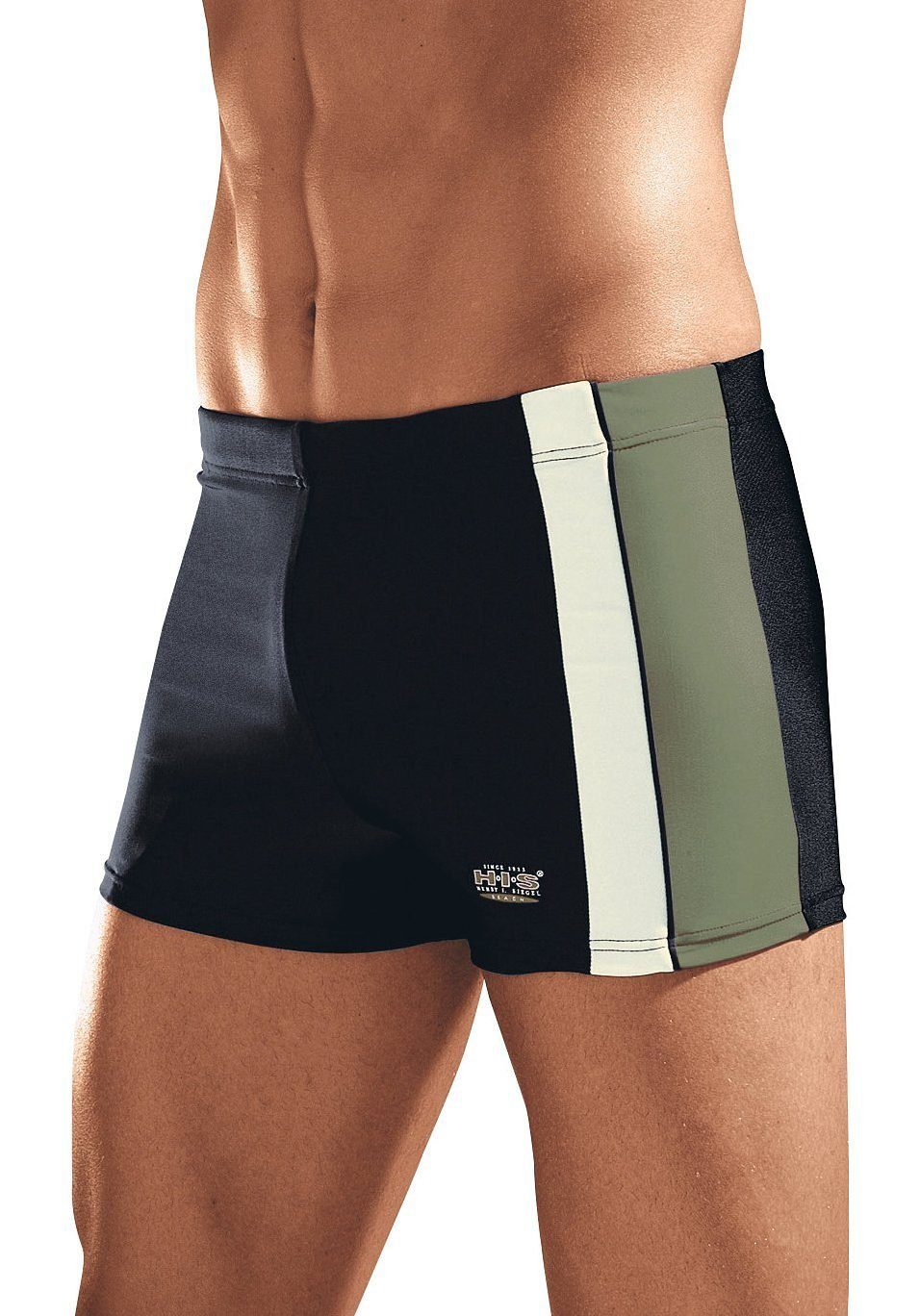 H.I.S Boxer-Badehose mit Kontrasteinsätzen günstig online kaufen