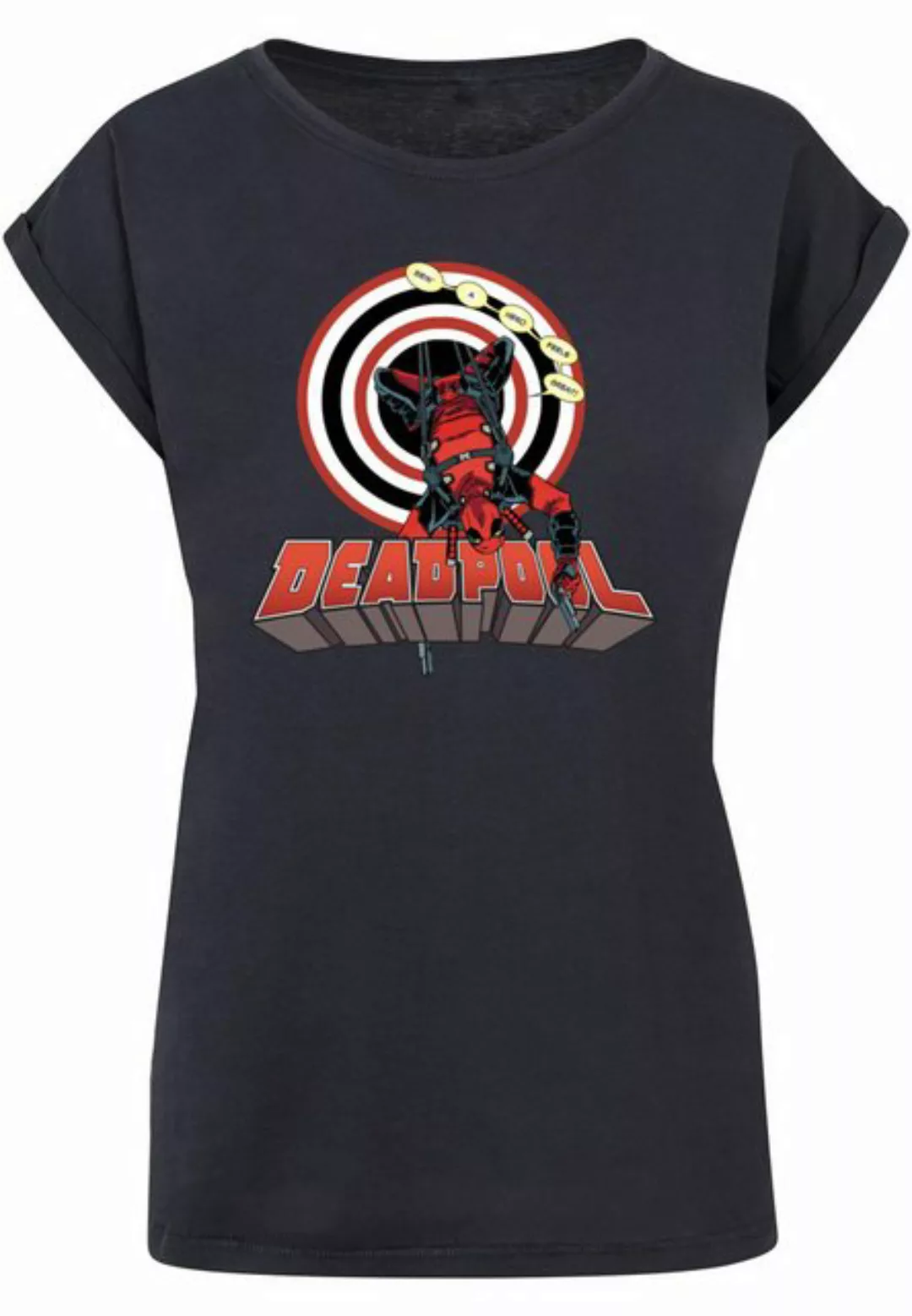 ABSOLUTE CULT T-Shirt ABSOLUTE CULT Damen Ladies Deadpool - Upside Down T-S günstig online kaufen