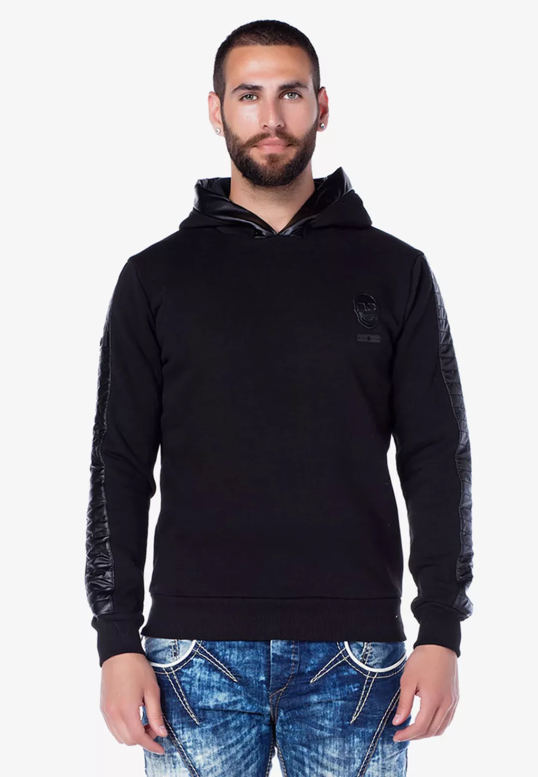 Cipo & Baxx Kapuzensweatshirt, mit Design-Print auf dem Rücken günstig online kaufen