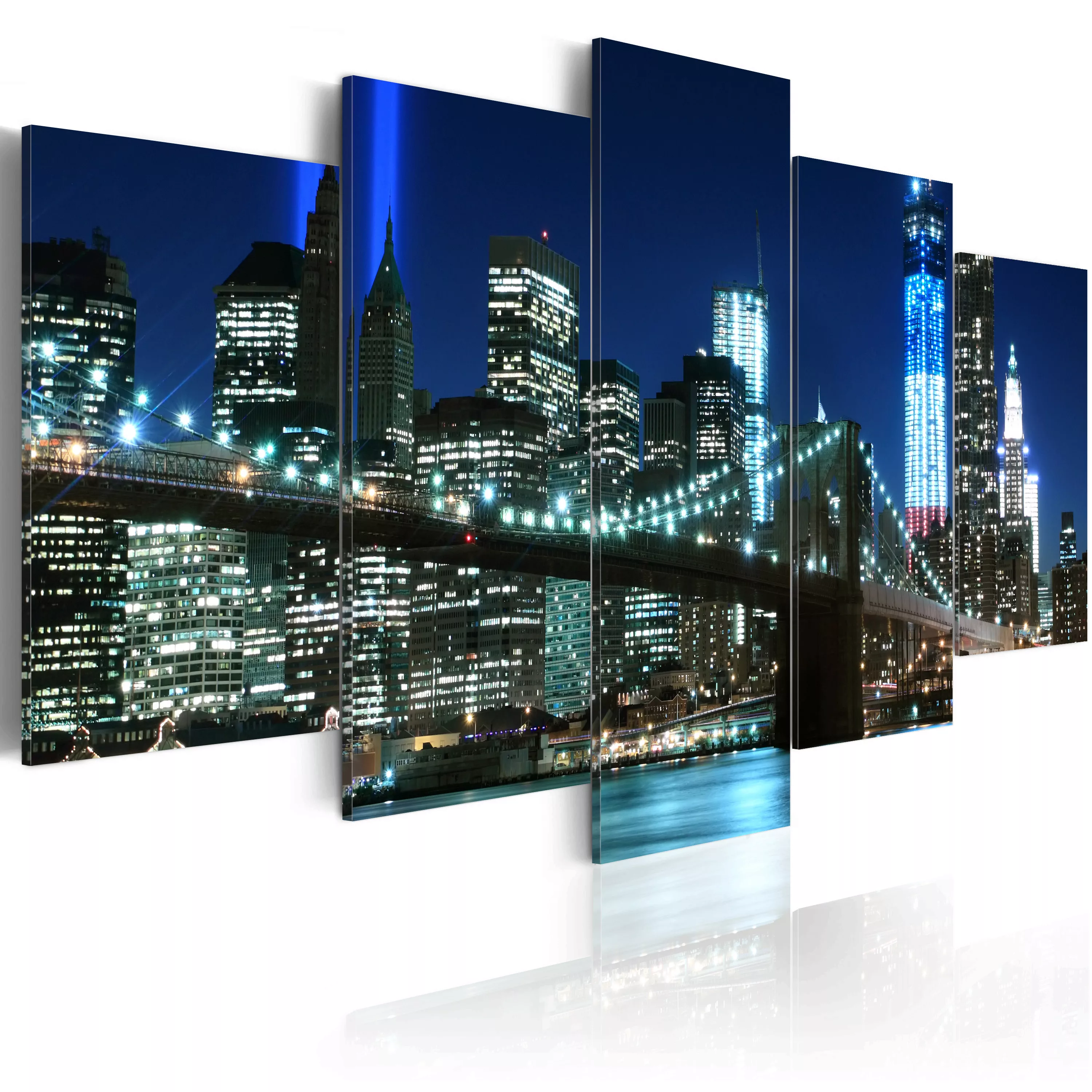 Wandbild - Blaues New York günstig online kaufen
