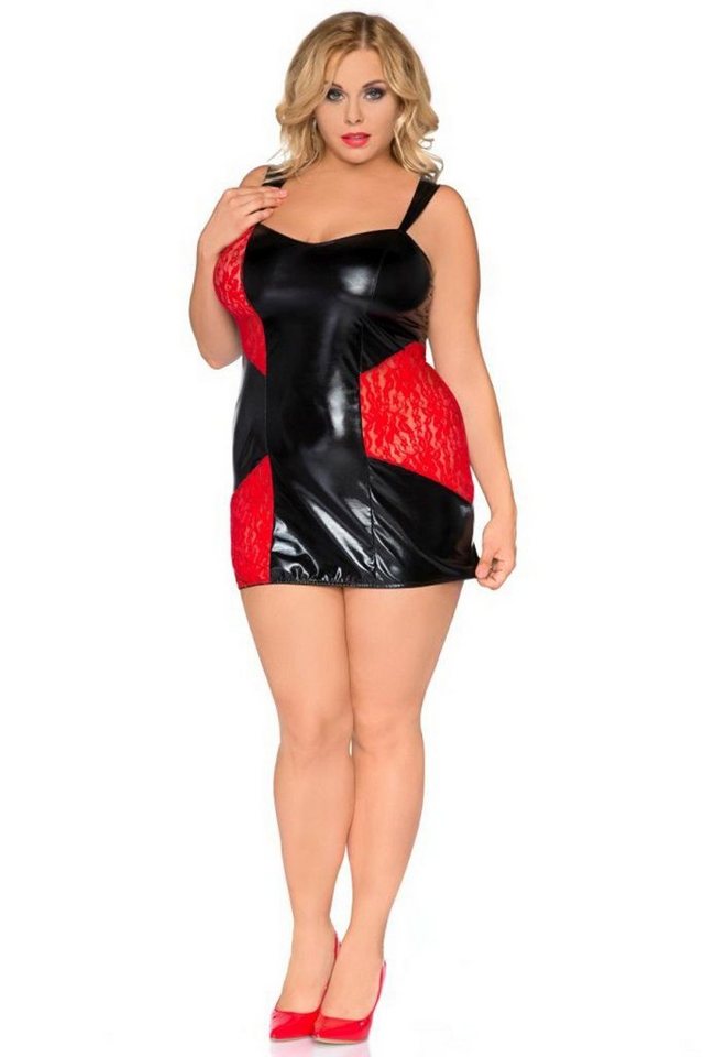 Andalea Minikleid Minikleid in schwarz/rot - 38/40 günstig online kaufen