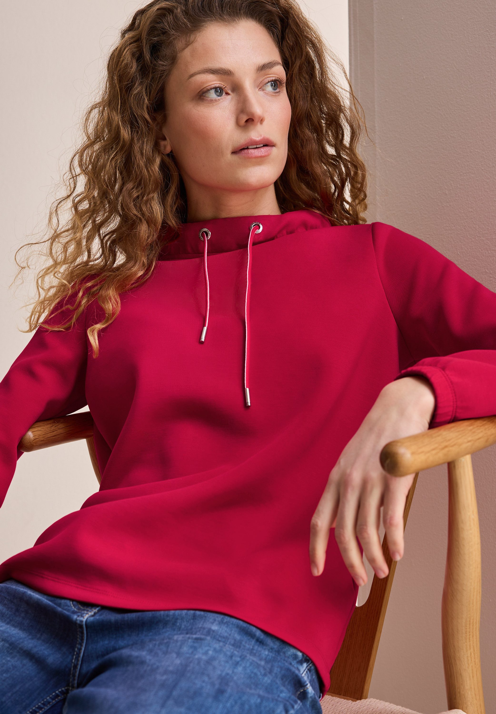 CECIL Langarmshirt mit Funnelneck günstig online kaufen