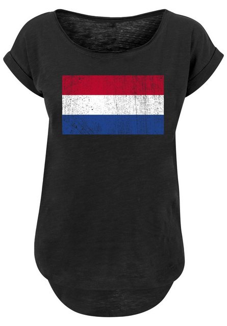 F4NT4STIC T-Shirt "Netherlands NIederlande Holland Flagge distressed", Prin günstig online kaufen