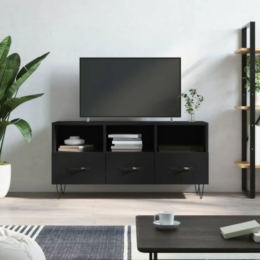 vidaXL TV-Schrank TV-Schrank Schwarz 102x36x50 cm Spanplatte günstig online kaufen