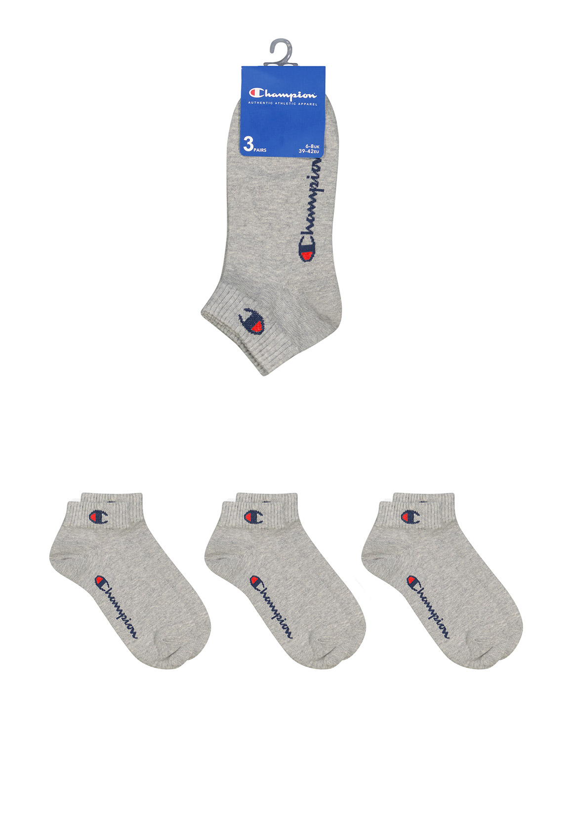 Champion Socken 3-Pack U24559 EM010 OXGM Grau günstig online kaufen