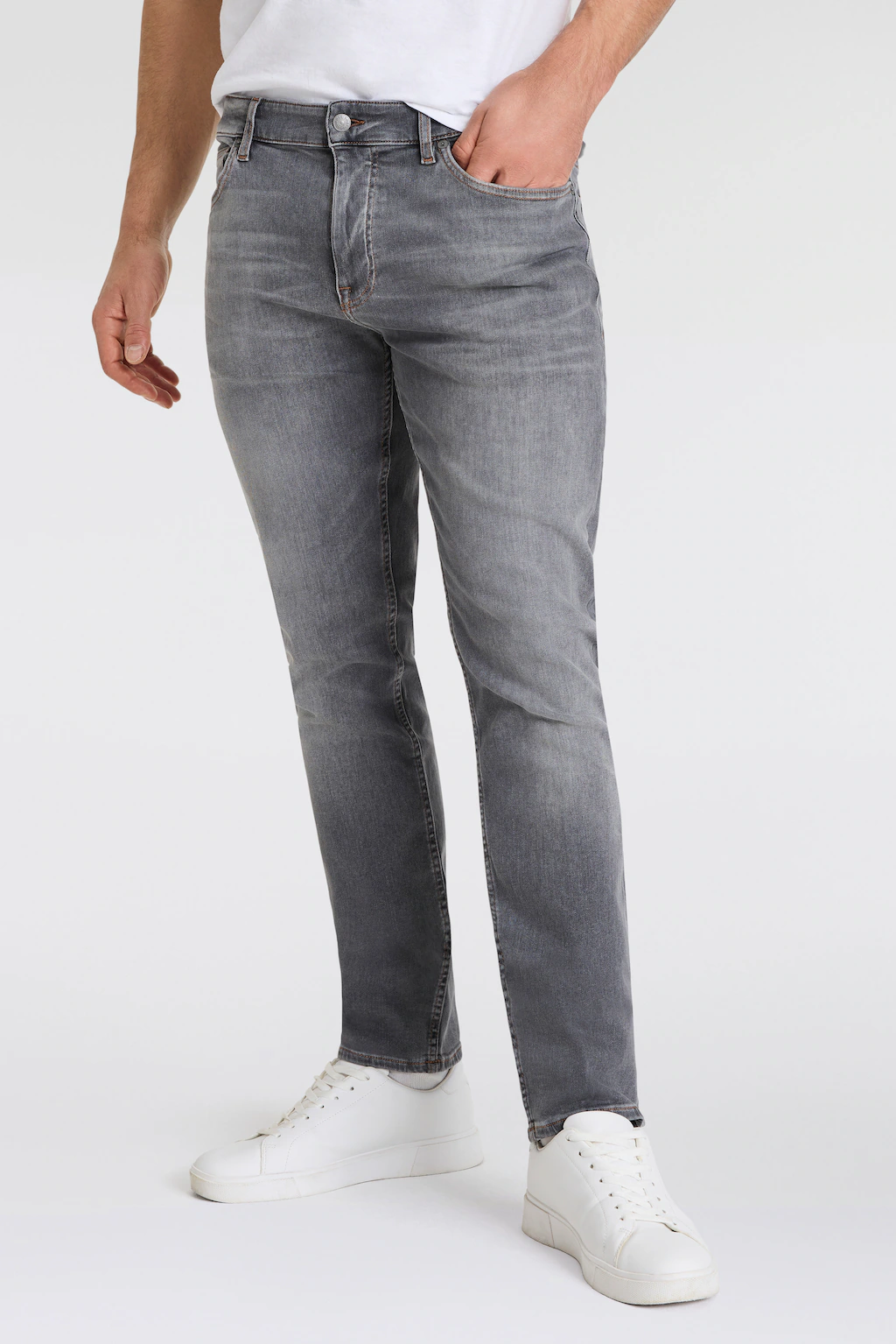 BOSS ORANGE Slim-fit-Jeans "DELAWARE BO", mit BOSS Leder-Badge günstig online kaufen