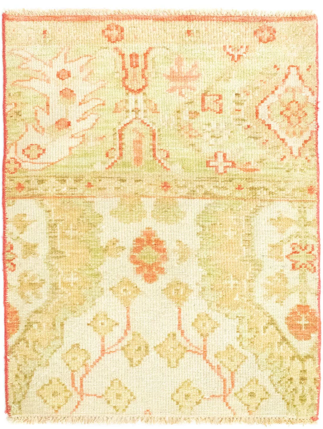 morgenland Wollteppich »Designer Teppich handgeknüpft beige«, rechteckig, h günstig online kaufen