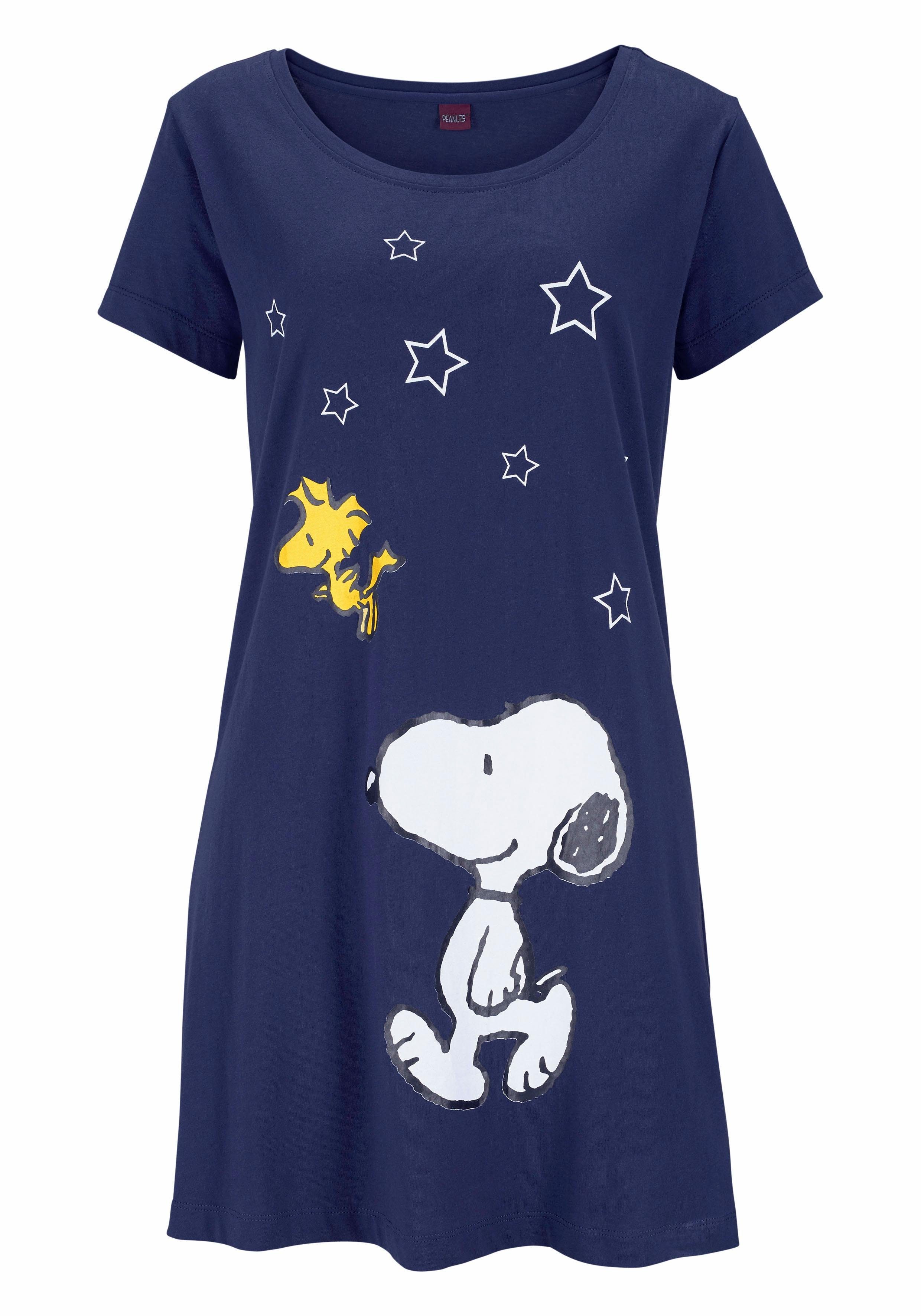 PEANUTS Sleepshirt mit Snoopy-Print in Minilänge günstig online kaufen
