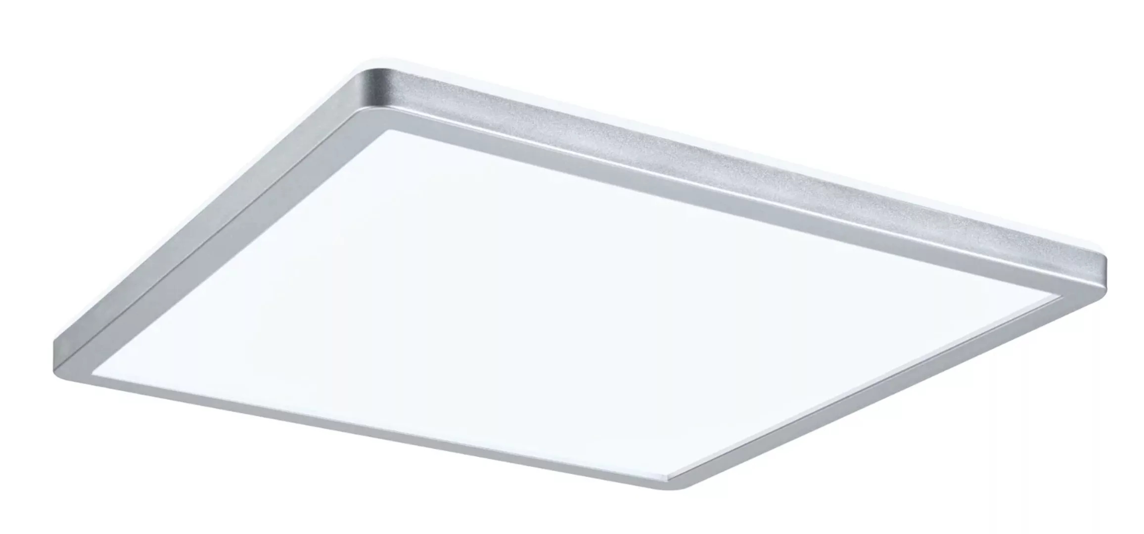 LED Deckenleuchte Atria Shine in Chrom-matt 16W 1600lm 4000K quadratisch günstig online kaufen