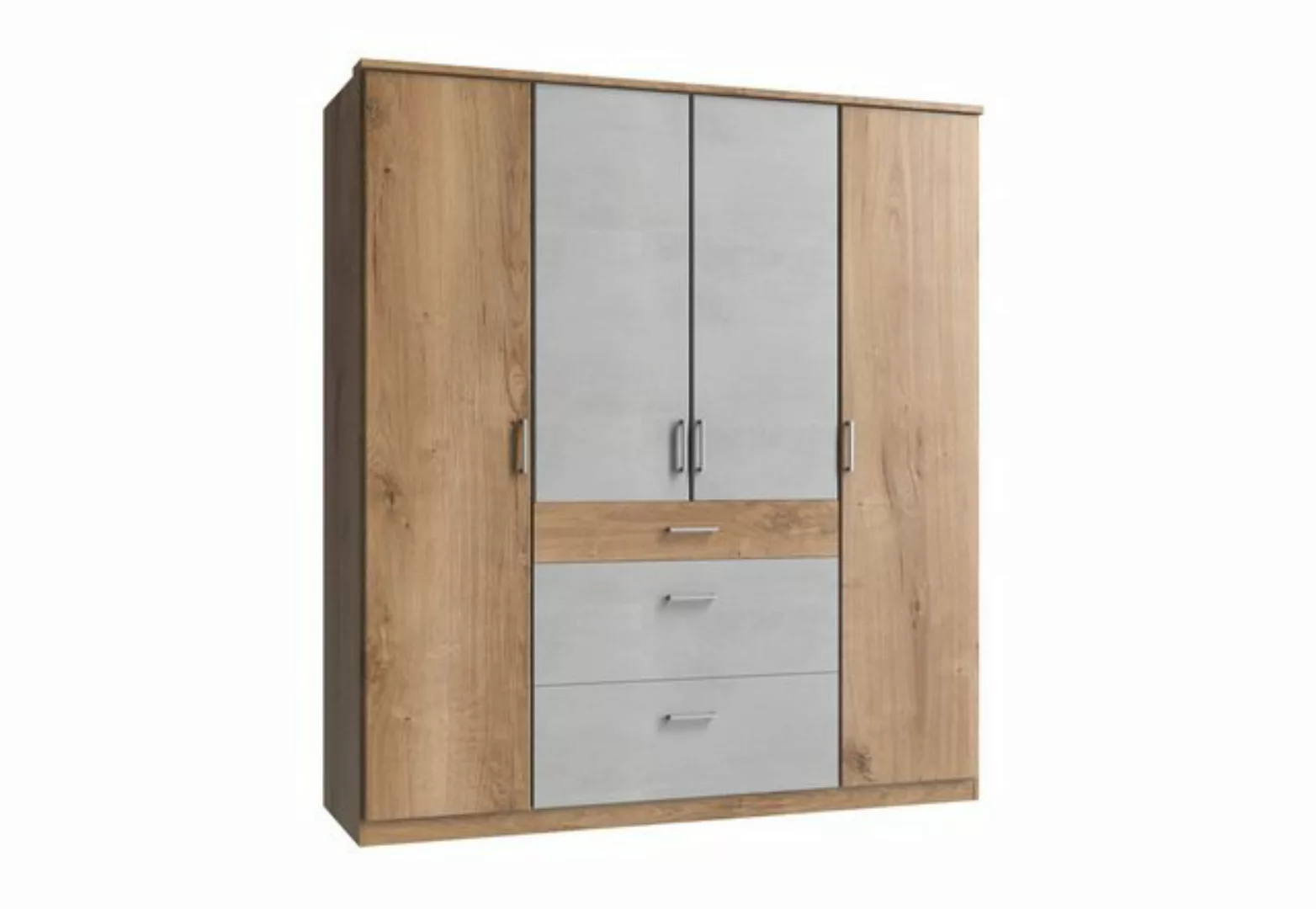 freiraum Kleiderschrank Click (B/H/T: 180x198x58 cm) in Plankeneiche-Nachbi günstig online kaufen