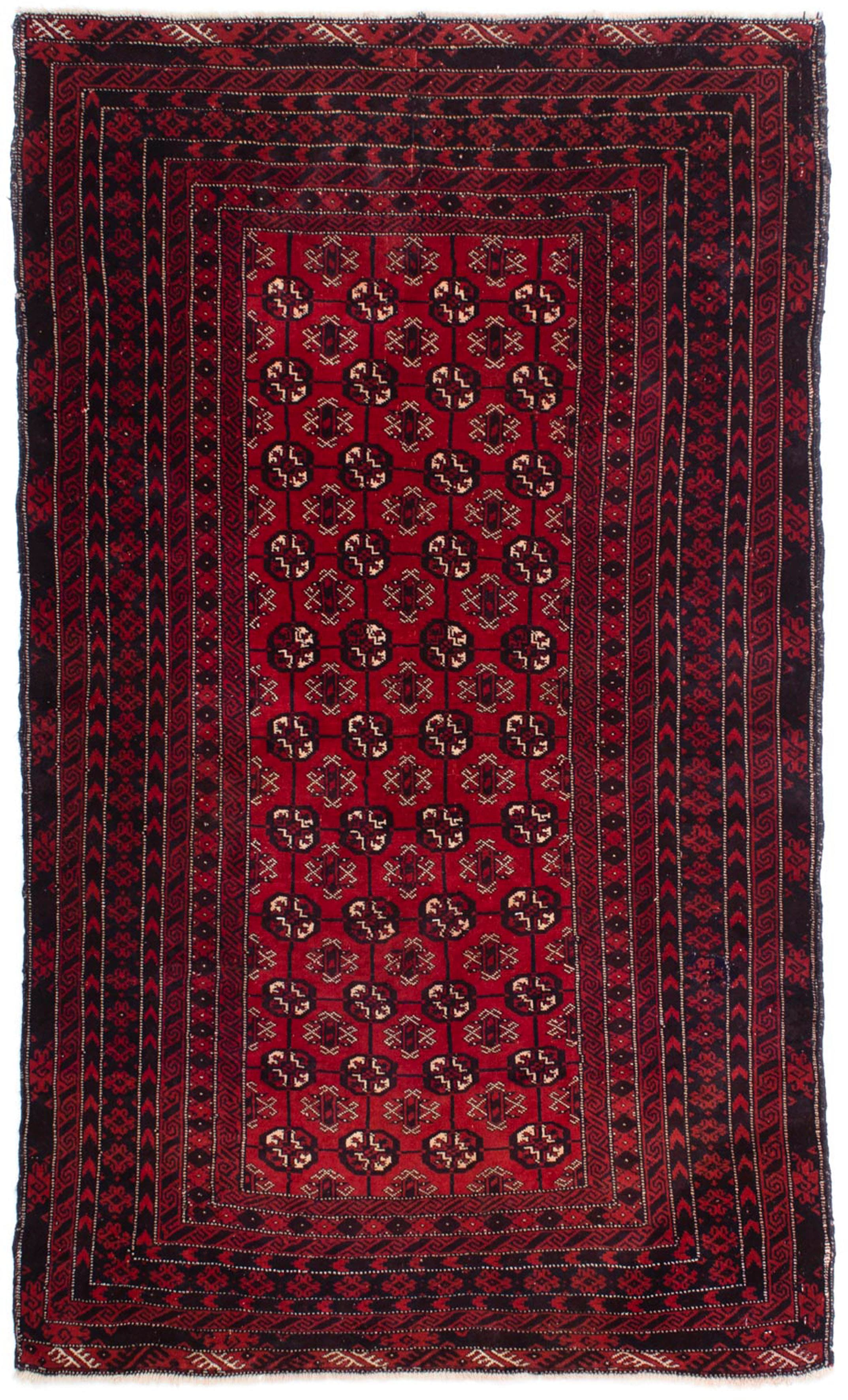 morgenland Orientteppich »Belutsch - 186 x 119 cm - dunkelrot«, rechteckig, günstig online kaufen