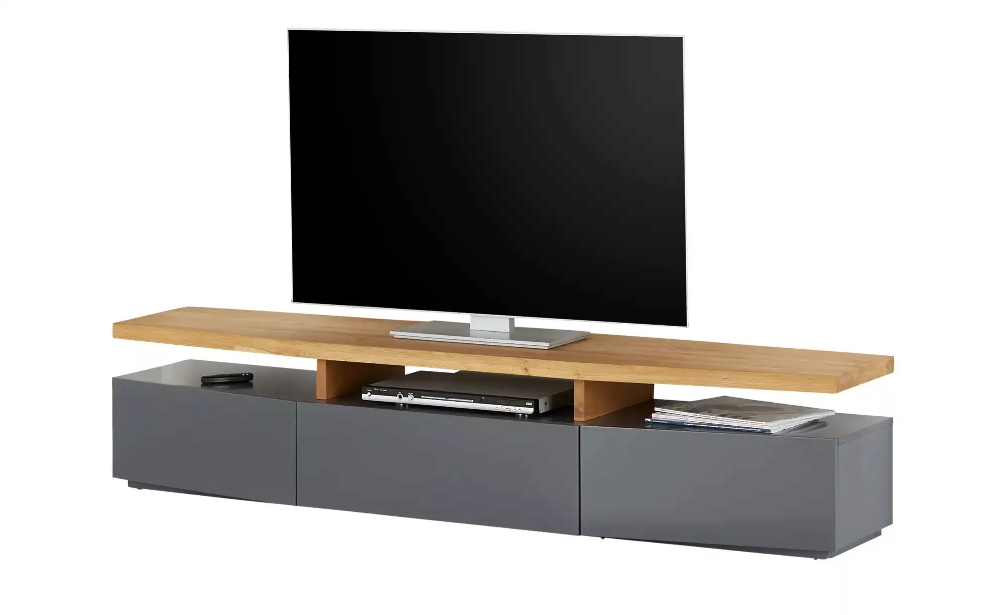 TV-Lowboard  Limeira - grau - 180 cm - 39 cm - 40 cm - Sconto günstig online kaufen