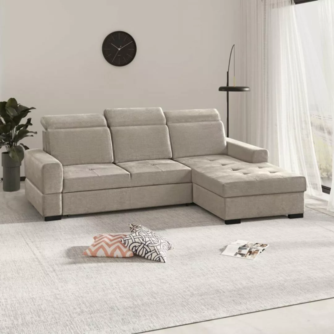 Beautysofa Ecksofa ALEX MINI, mit Schlaffunktion, mit Bettkaste, mit verste günstig online kaufen