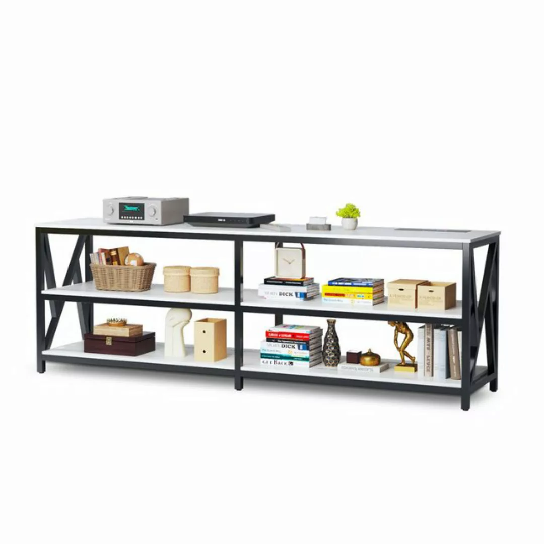 LVifur TV-Schrank TV Sideboard mit USB Ladeanschluss und kabellose Ladestat günstig online kaufen