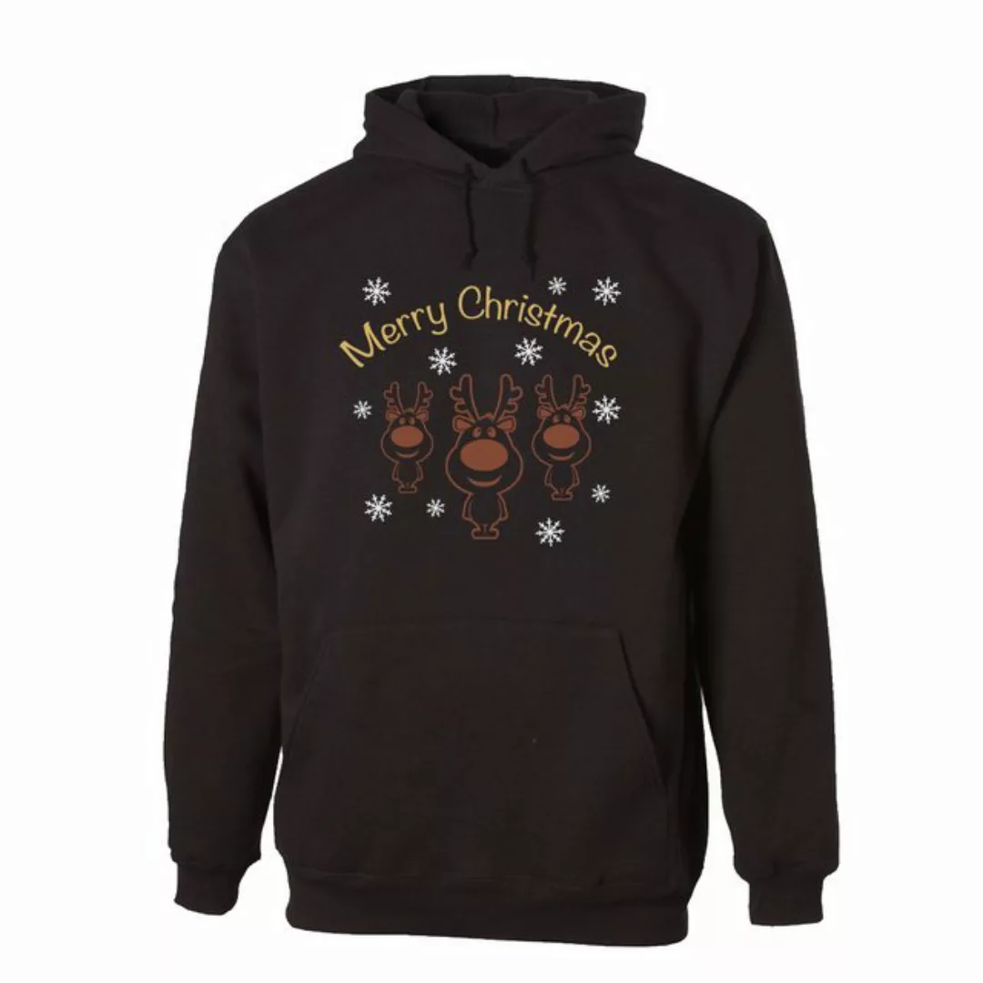 G-graphics Hoodie Merry Christmas – Rentiere Unisex mit trendigem Frontprin günstig online kaufen