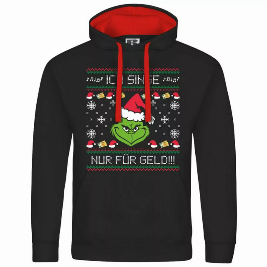 deinshirt Kapuzenpullover Herren Kapuzenpullover Ich singe nur für Geld Mit günstig online kaufen