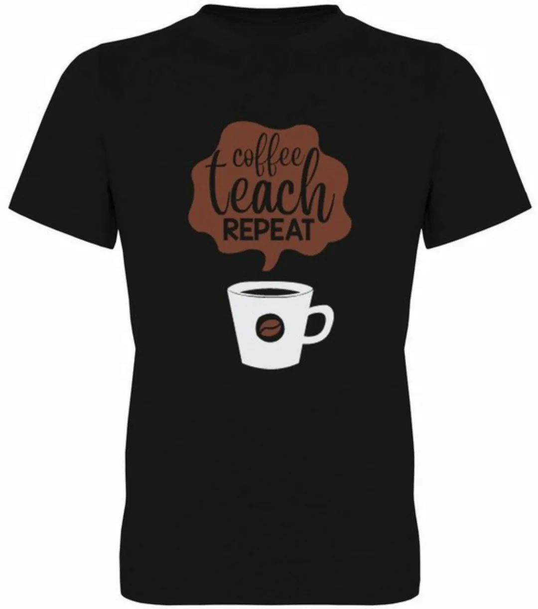 G-graphics T-Shirt Coffee Teach repeat Herren T-Shirt, mit trendigem Frontp günstig online kaufen