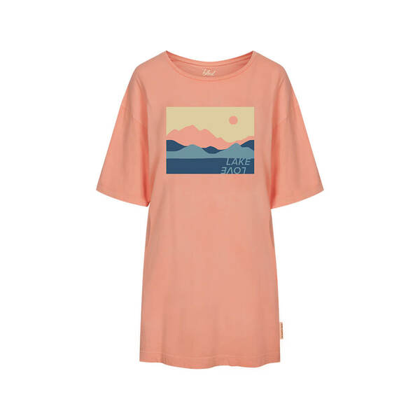 Natural Dye T-shirt Kleid Apricot günstig online kaufen