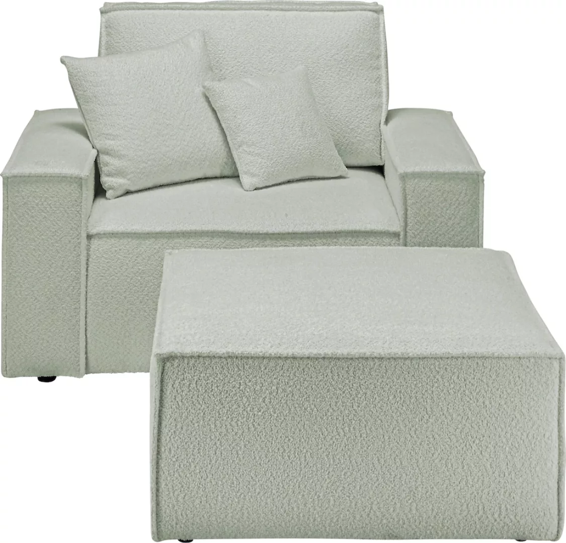 andas Loveseat »Finnley«, (2 St.), Loveseat und Hocker im Set, passend zur günstig online kaufen