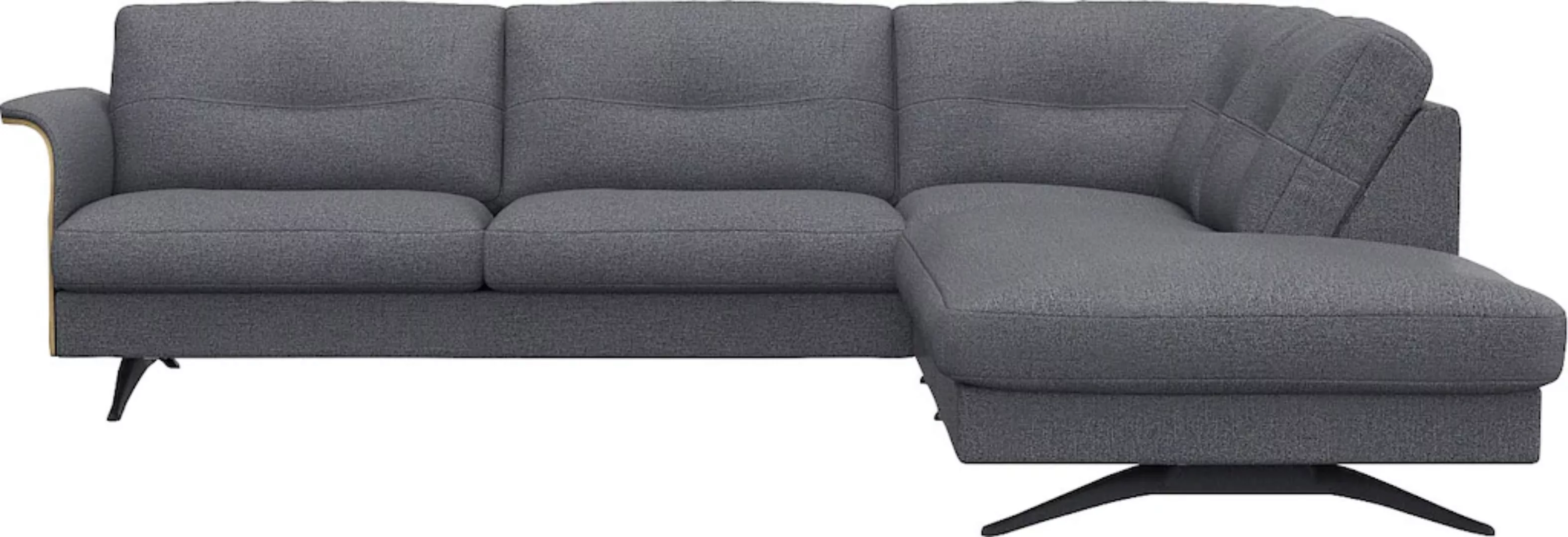 FLEXLUX Ecksofa "Glow bequem und komfortabel durch hochwertigen Sitzaufbau, günstig online kaufen