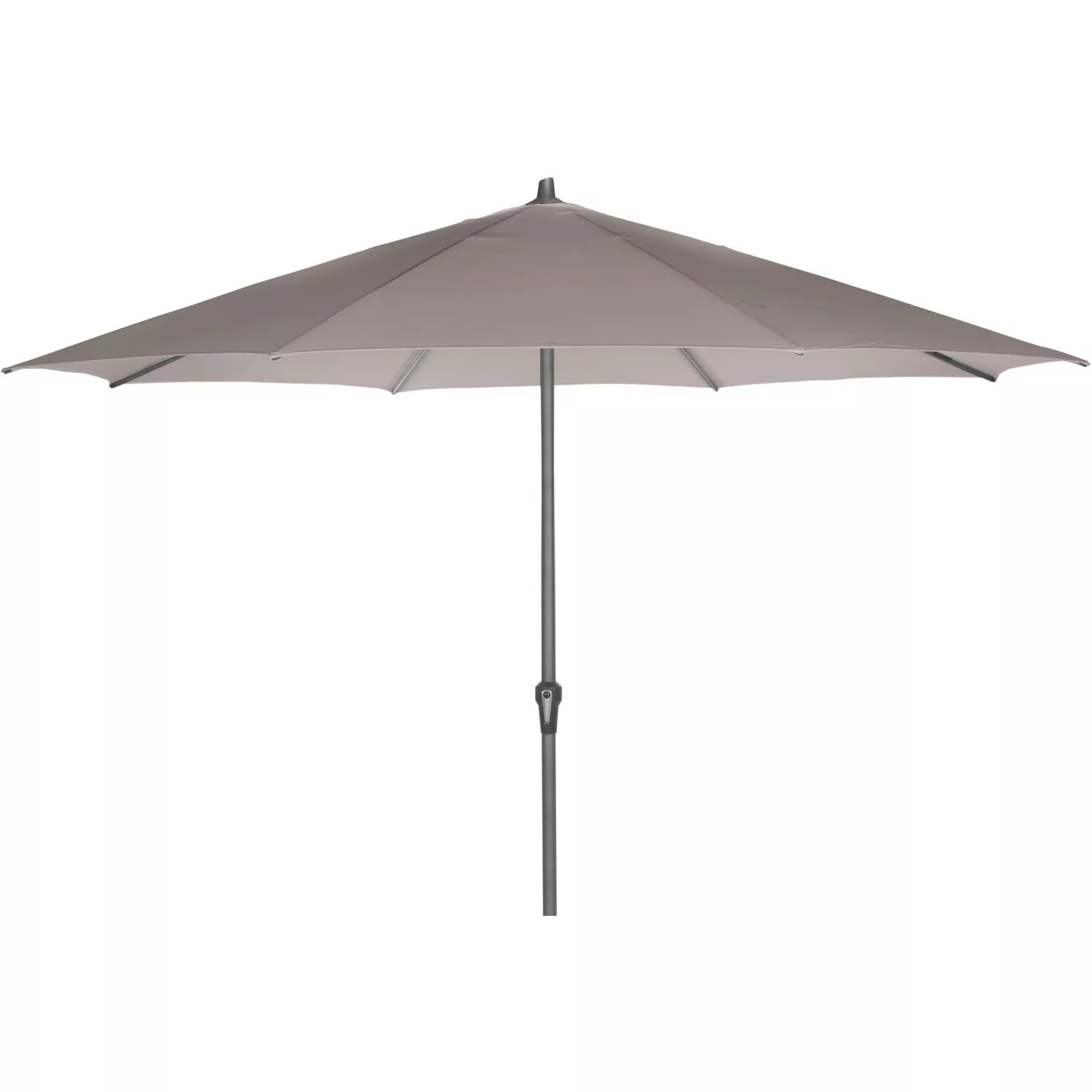 Siena Garden Marktschirm Avio Ø 350 cm Taupe mit Kurbelmechanik günstig online kaufen