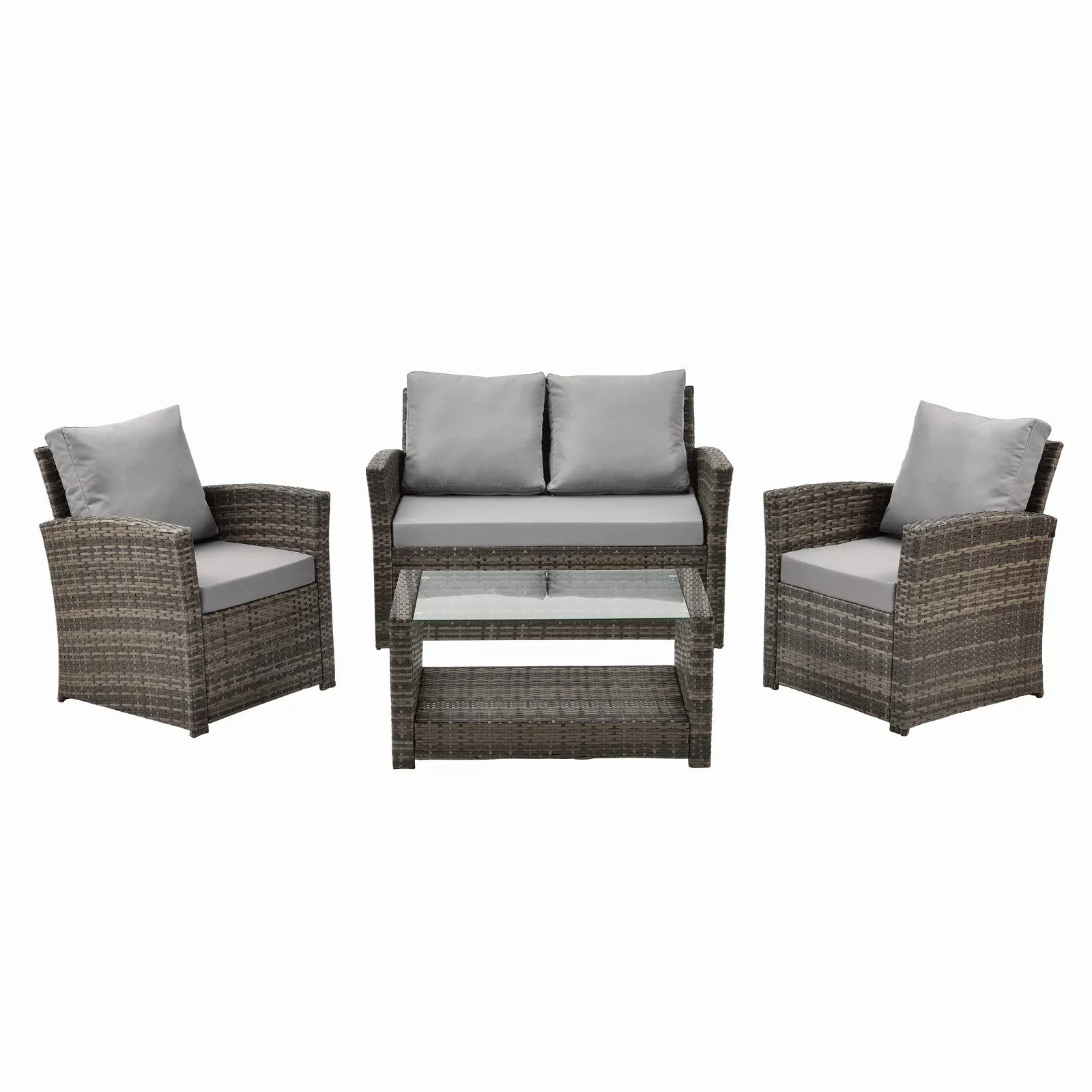 SVITA Loungeset ROMA, (Set, 4-tlg., Sitzlounge), günstig online kaufen