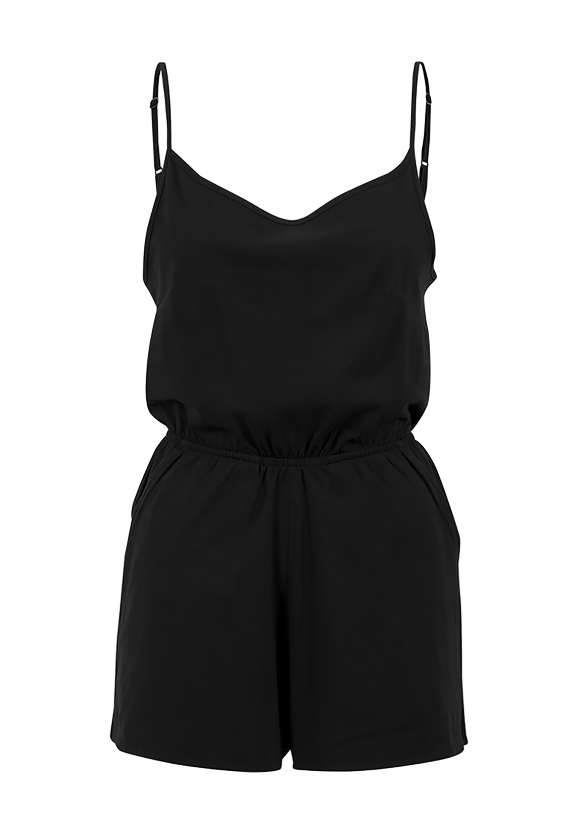 URBAN CLASSICS Jumpsuit "Damen Ladies Short Spaghetti Jumpsuit", (1 tlg.) günstig online kaufen