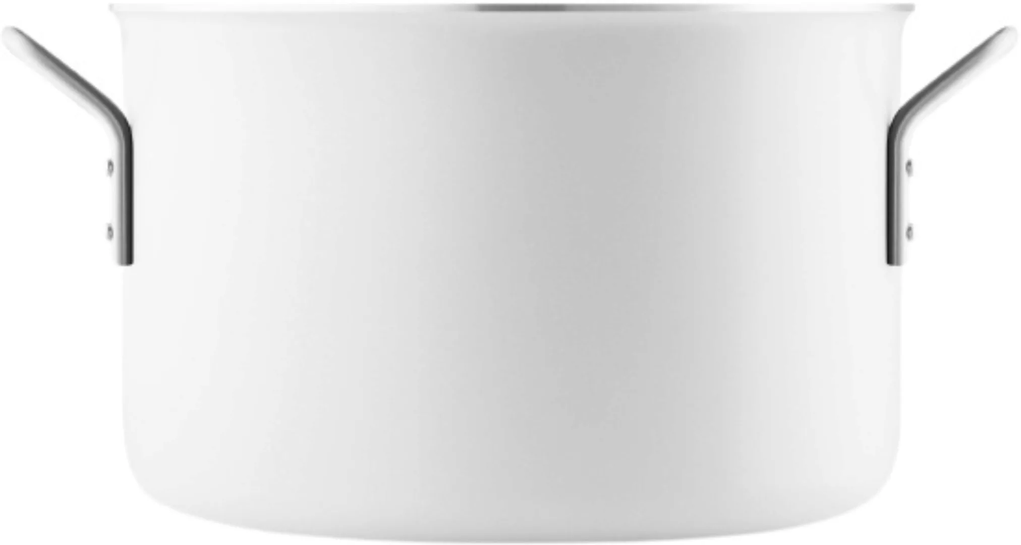 Eva Solo - White Line Topf 7.0L - weiß/Keramikbeschichtung/Ø 24cm günstig online kaufen