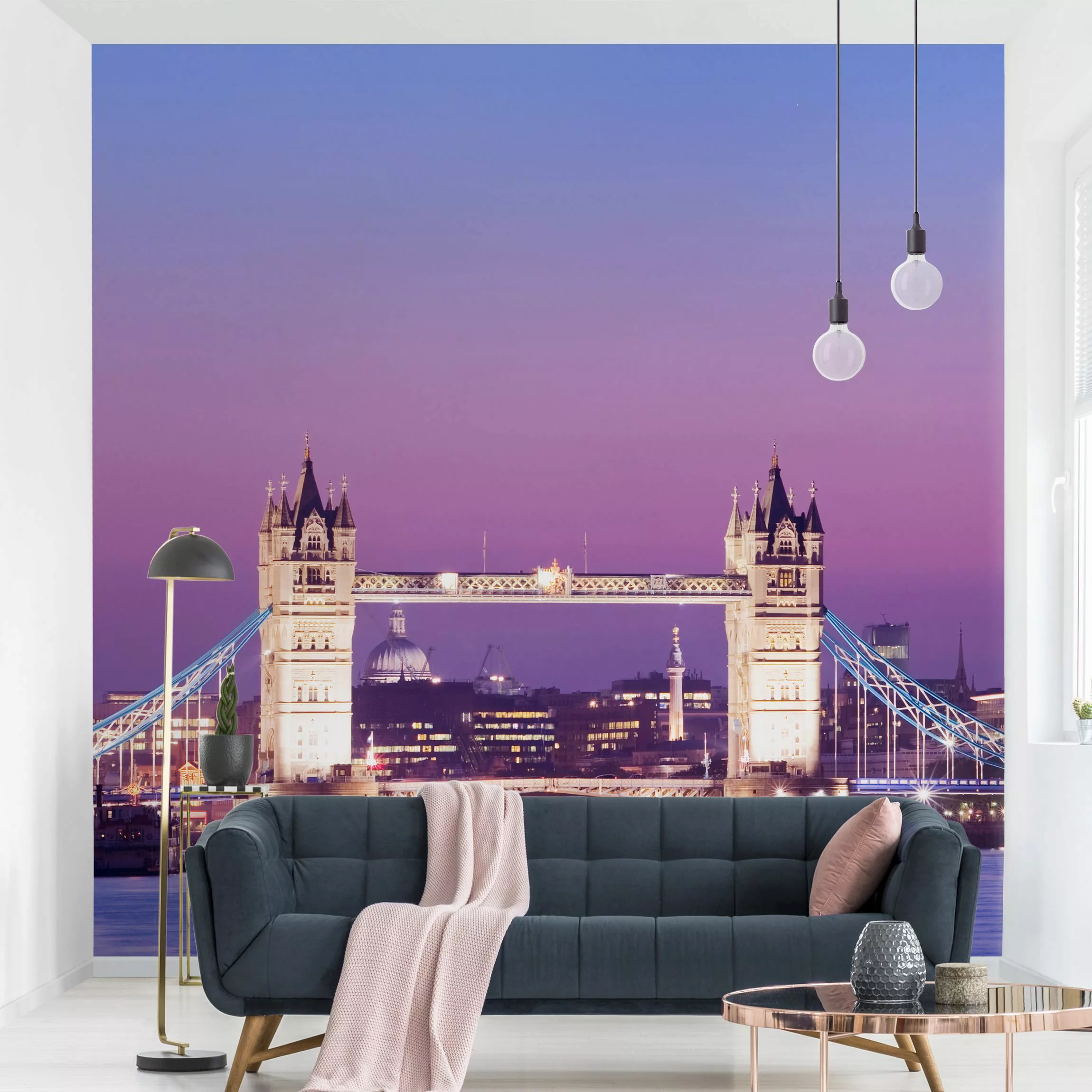 Fototapete Tower Bridge in London at Night günstig online kaufen