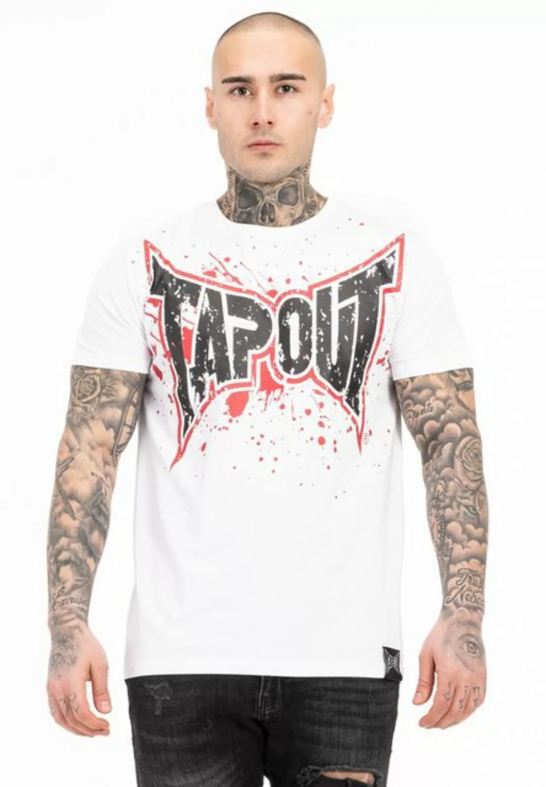 TAPOUT T-Shirt Splashing T-Shirt normale Passform günstig online kaufen