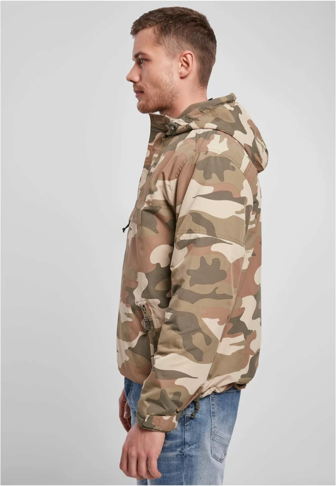 Brandit Anorak "Brandit Herren Fleece Pull Over Windbreaker", (1 St.), mit günstig online kaufen