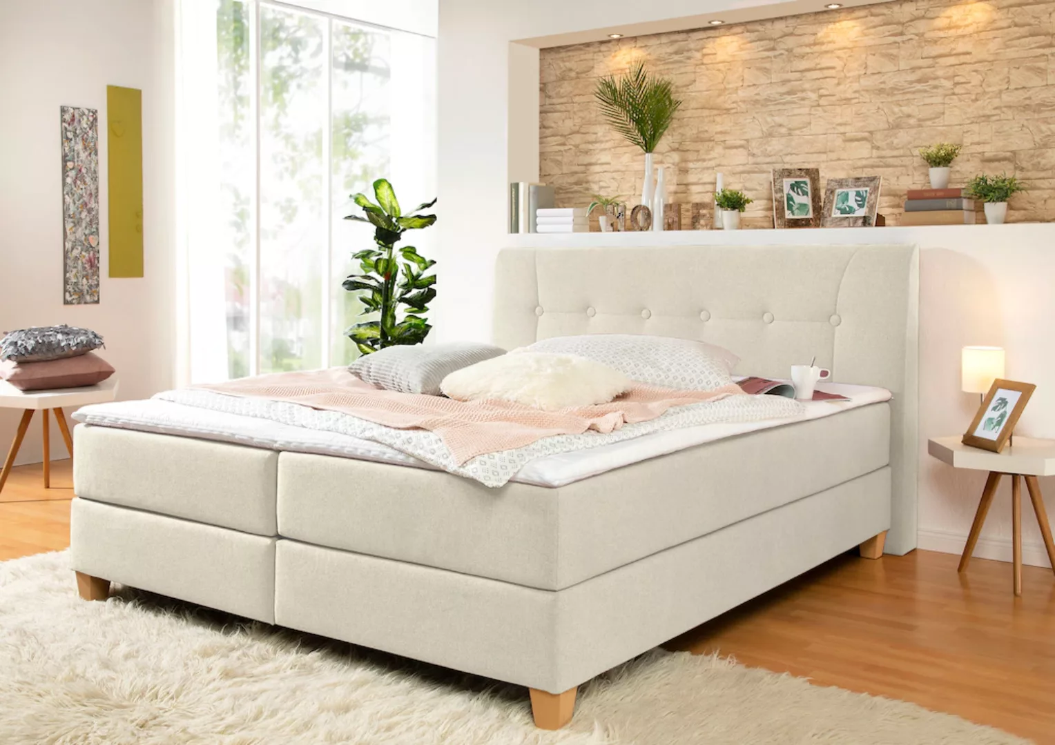 Home affaire Boxspringbett "Calloway" günstig online kaufen