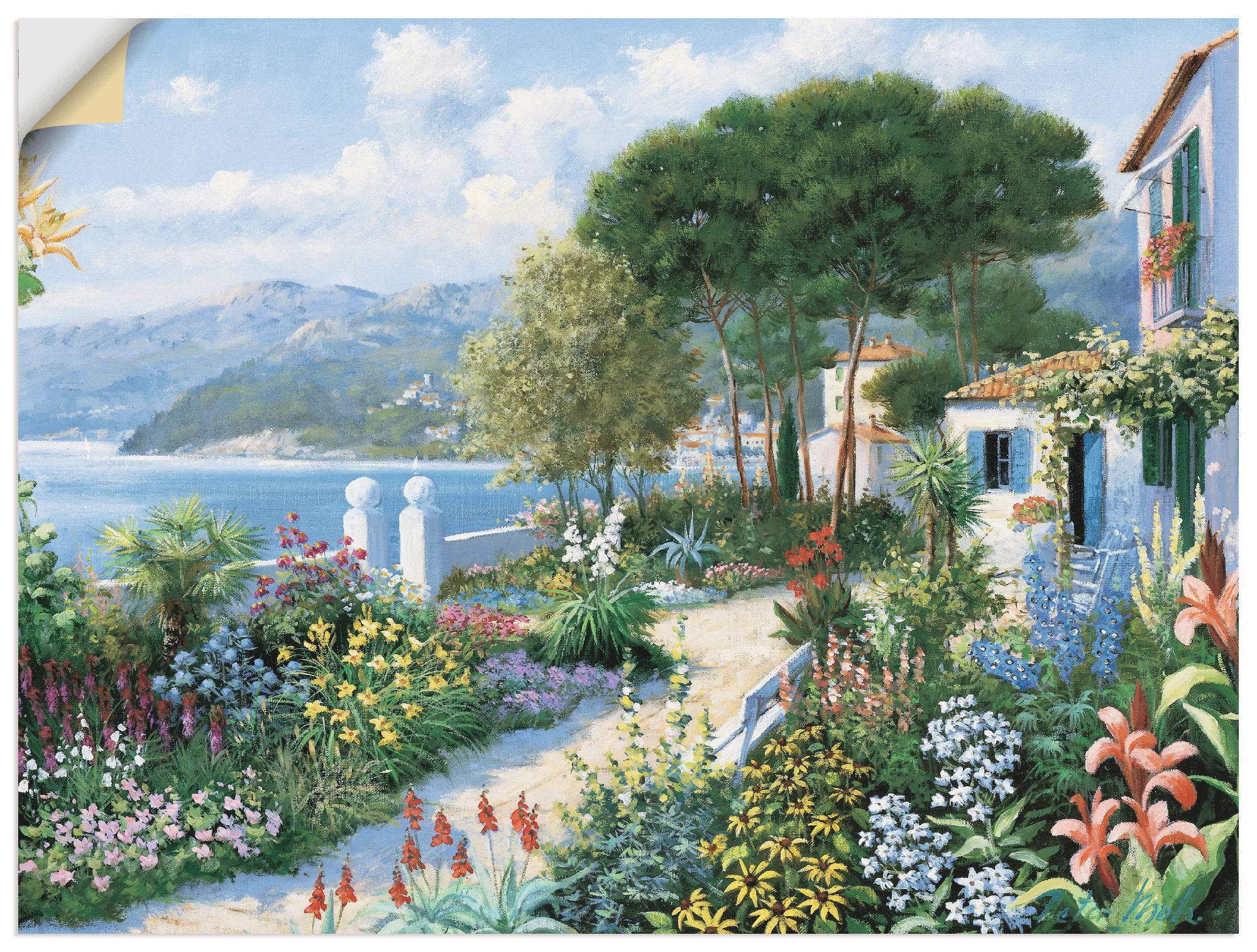 Artland Wandbild "Verstecktes Paradies", Garten, (1 St.) günstig online kaufen