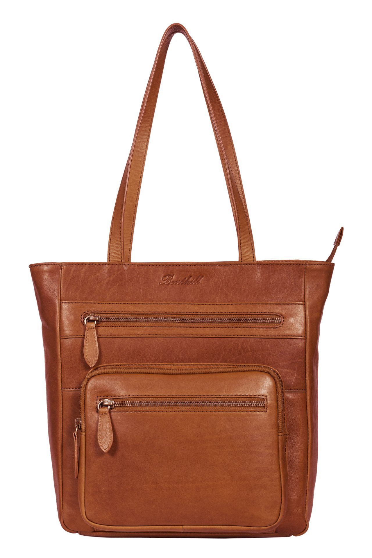 Benthill Shopper Damen Echt Leder Handtasche günstig online kaufen