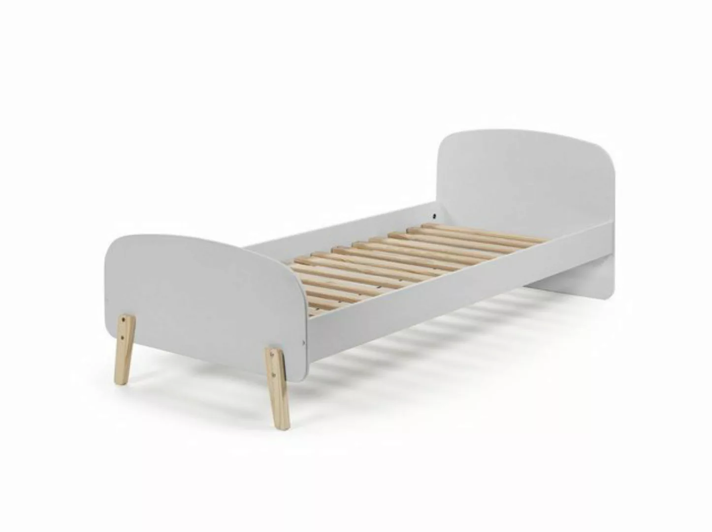 Natur24 Kinderbett Kiddy Einzelbett 205,5 x 72,5 x 95 cm Nachtkonsole MDF G günstig online kaufen