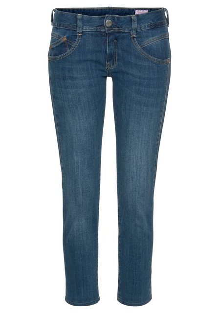 Herrlicher 7/8-Jeans GINA CROPPED POWERSTRETCH mit seitlichem Keileinsatz günstig online kaufen