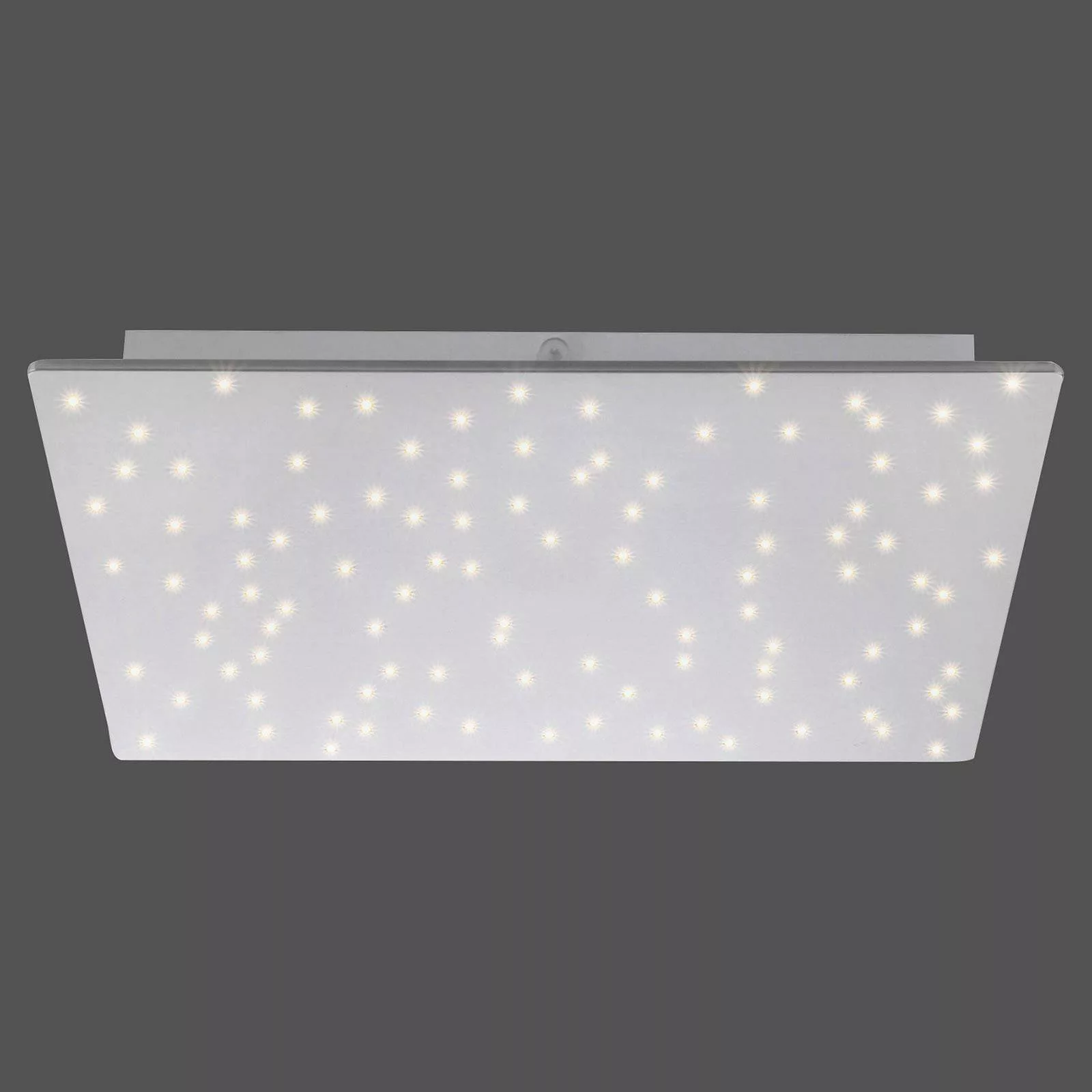 LED Deckenleuchte Sparkle in Silber 18W 2050lm 450x450mm günstig online kaufen