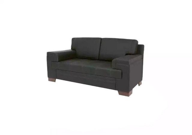 Xlmoebel Sofa Zweisitzer Sofa Schwarz Neu Sitzmöbel Polster für Büro, 1 Tei günstig online kaufen