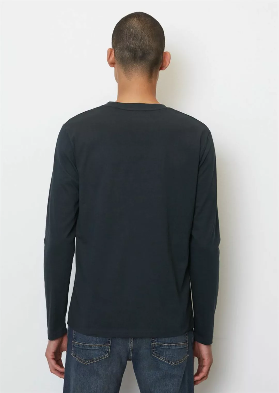 Marc O'Polo Long Sleeve T-Shirt Navy - Größe XXL günstig online kaufen