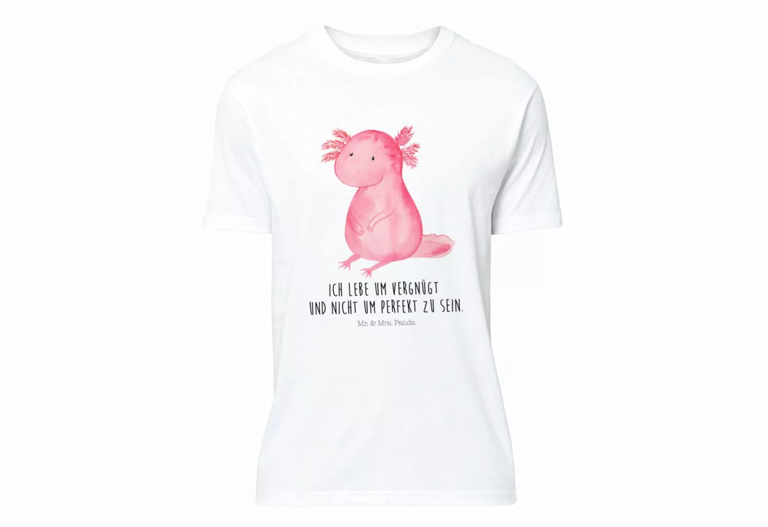 Mr. & Mrs. Panda T-Shirt Axolotl - Weiß - Geschenk, Tshirt, Sprüche, T-Shir günstig online kaufen