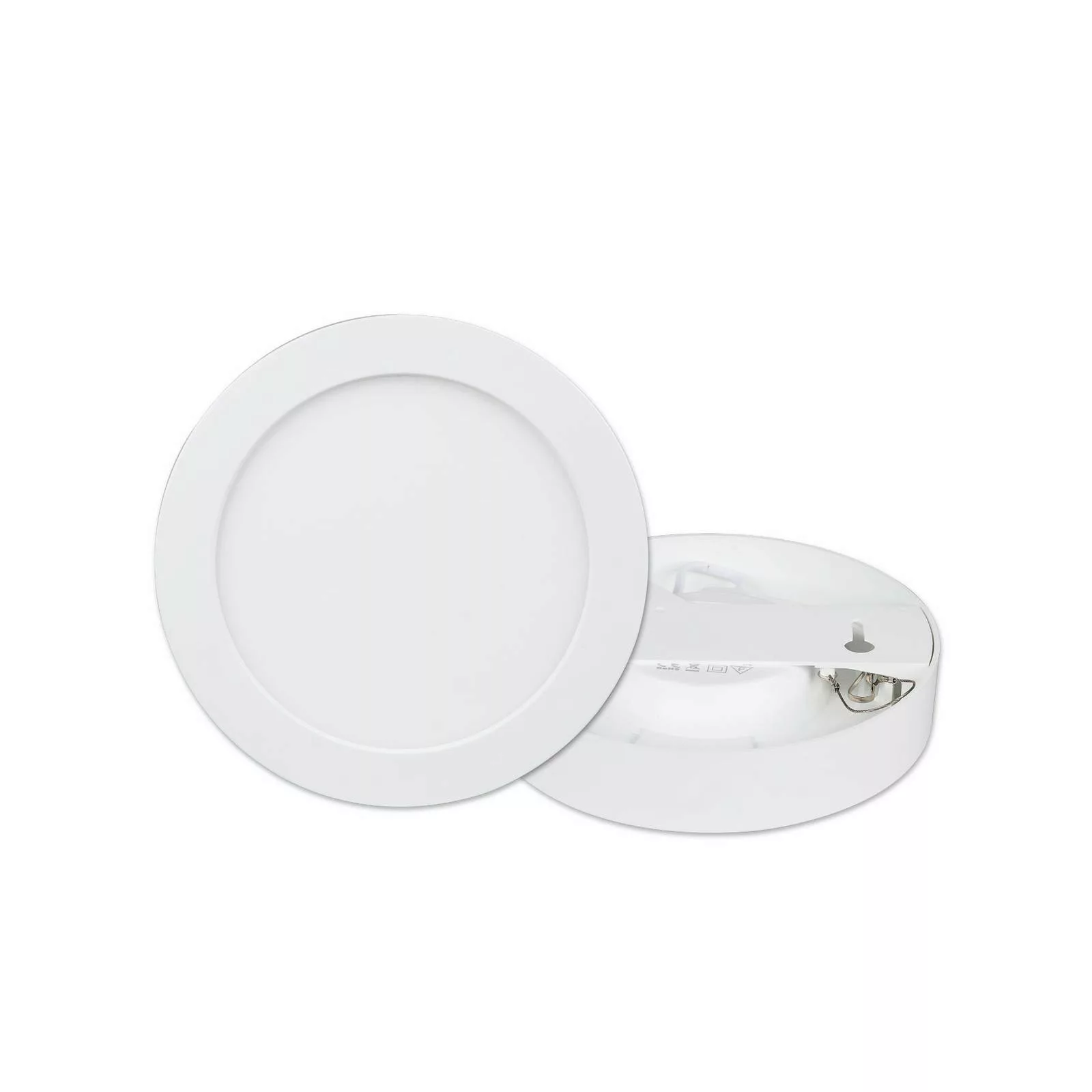 Prios LED-Deckenlampe Edwina, weiß, 12,2cm, 2er, dimmbar günstig online kaufen