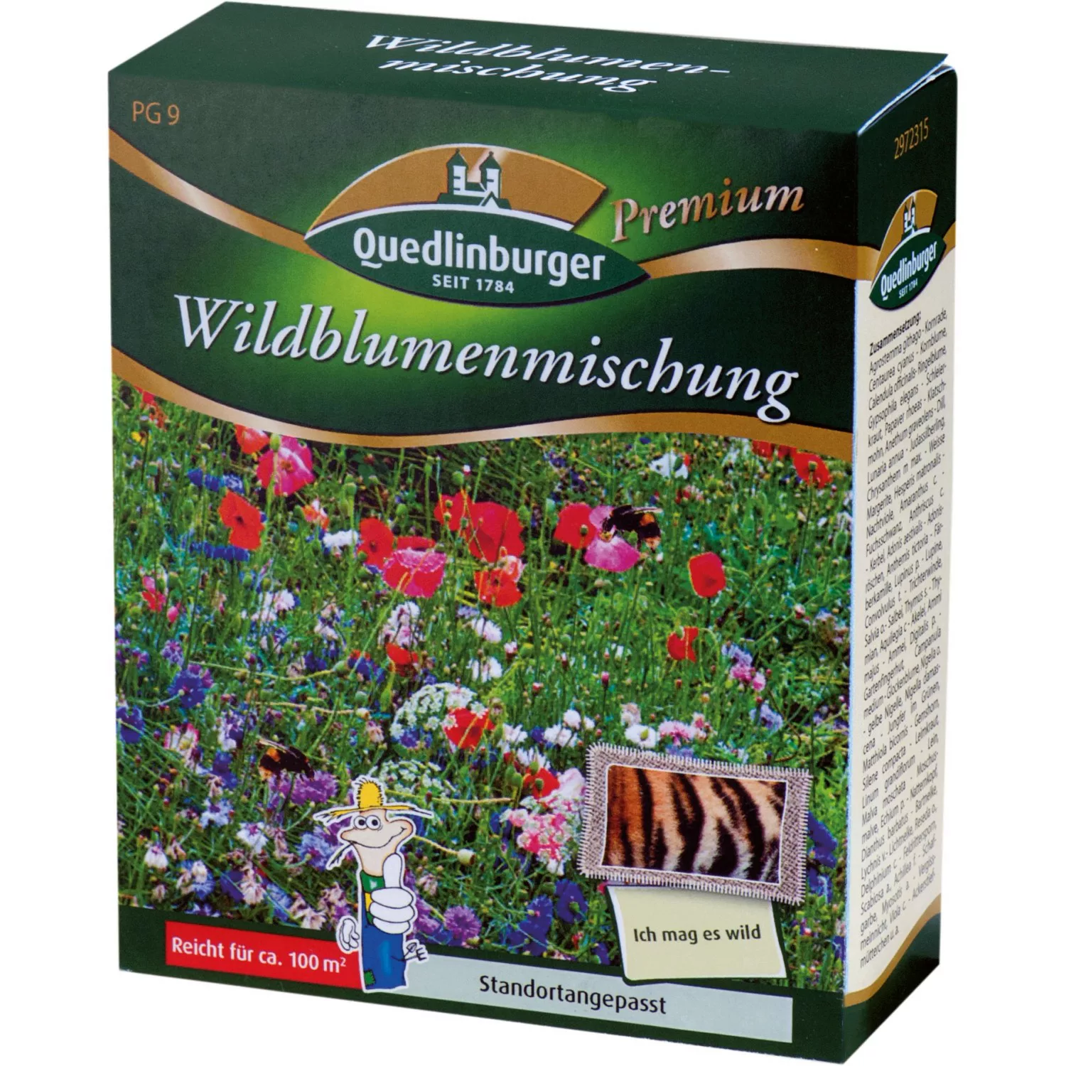 Quedlinburger Saatgut Wildblumenmischung 100g Faltschachtel günstig online kaufen