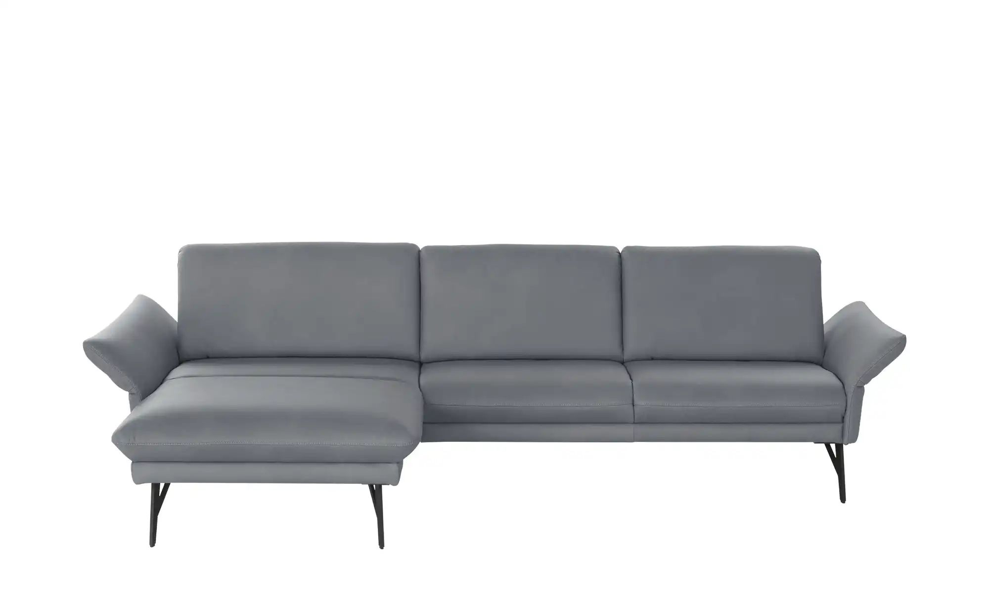 himolla Ecksofa Echtleder 1928 ¦ grau ¦ Maße (cm): B: 296 H: 85 T: 175.0 Po günstig online kaufen