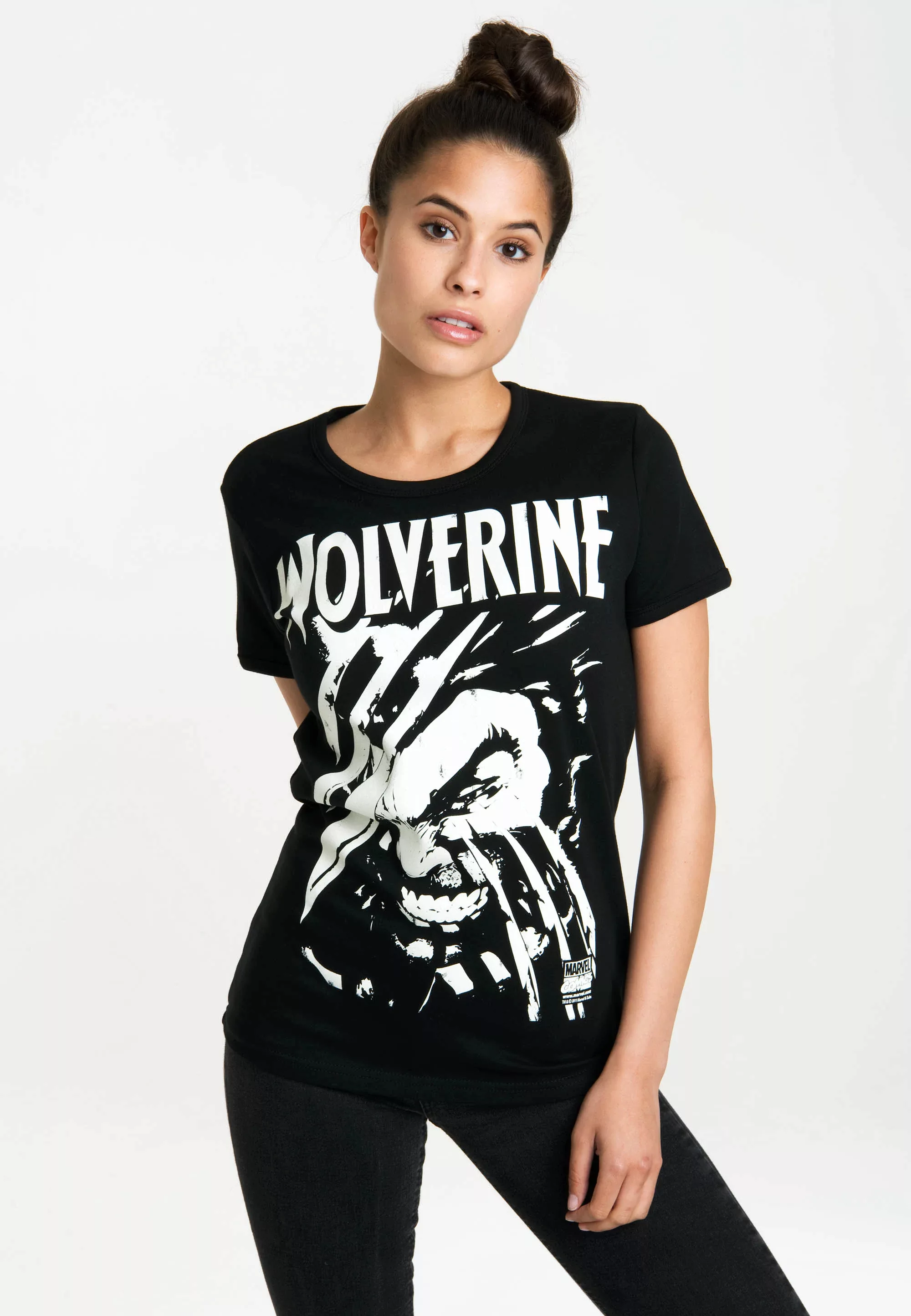 LOGOSHIRT T-Shirt "Wolverine", mit lizenzierten Originaldesign günstig online kaufen