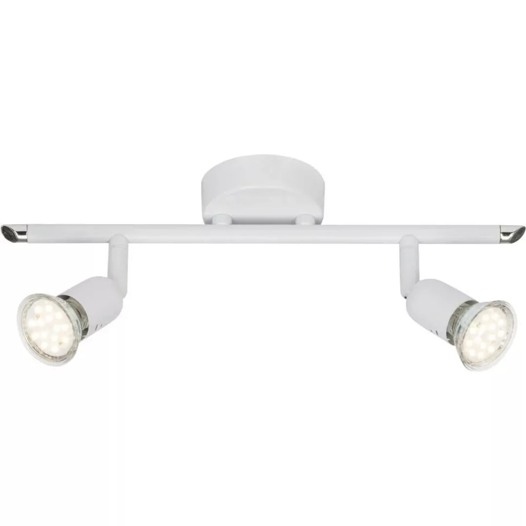 LED Deckenleuchte Loona in Weiß 2x 3W 600lm GU10 2-flammig günstig online kaufen