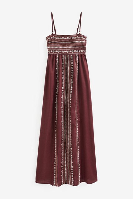 Next Sommerkleid Maxikleid mit Stickarbeiten (1-tlg) günstig online kaufen