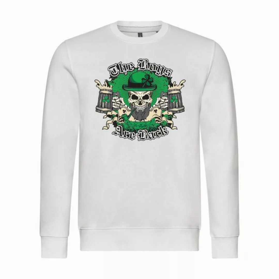 deinshirt Rundhalspullover Herren Pullover The Boys are back Mit Print Moti günstig online kaufen